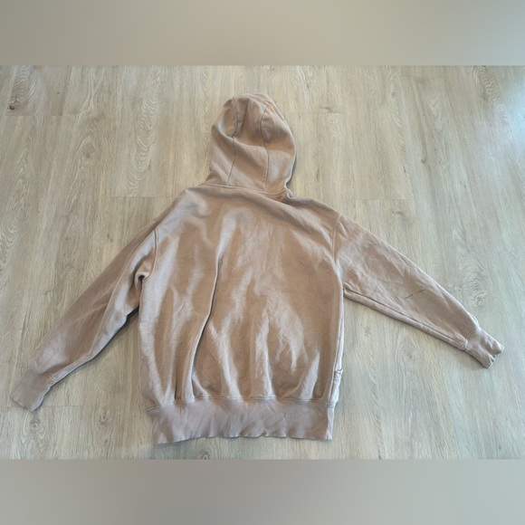 Nike Women Tan Brown Sportswear Phoenix Fleece Oversize Full-Zip Hoodie Size S - Picture 4 of 11